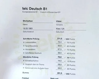 TELC Deutsch B1