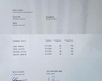 Goethe-Zertifikat B1