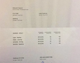 Goethe-Zertifikat B1